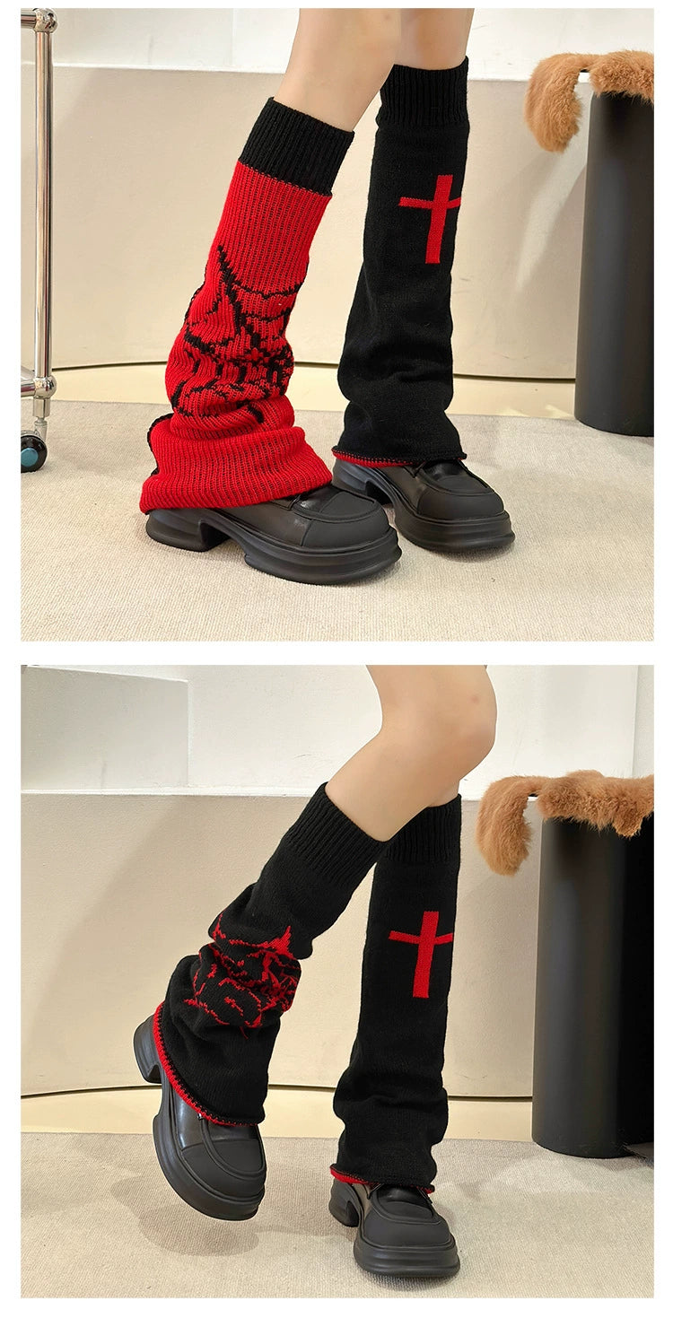 Spider Web Cross Flare Leg Covers