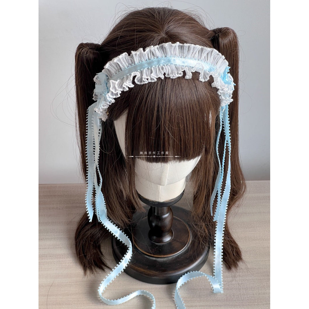 Multi-Color Lolita Handmade Ballet Lace Doll Headband