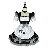 New Cat Girl Maid Costume Cosplay Plus Size Women's Clothing - Japanese Cute Black and White Classic Maid