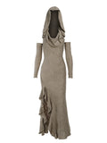 Wannathis Historical Dune Wasteland Dress Exotic Long Desert Skirt