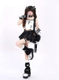 Crazygirl Kawaii Long Leg Effect Puffy Skirt