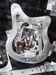 DRDR Original Design Laser Bass Guitar Cross-Body Bag - Sweet Cool Plate Shaped Bag