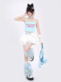 Crazygirl Kawaii Long Leg Effect Puffy Skirt