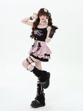 crazygirl [rebellious period] original y2k sweet cool yabi girl lace tutu cake skirt