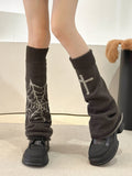 Spider Web Cross Flare Leg Covers