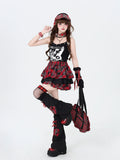 crazygirl [sabotage senpai] original punk rock babes subculture plaid heavy industry cake skirt