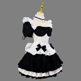 Black & White Maid Lolita Dress Costume