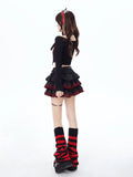 Crazygirl Goth Punk Dark Anti-Light Short Skirt