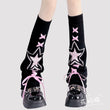 Y2K Subculture Star Bow Leg Glove