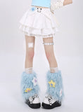 Crazygirl Kawaii Long Leg Effect Puffy Skirt