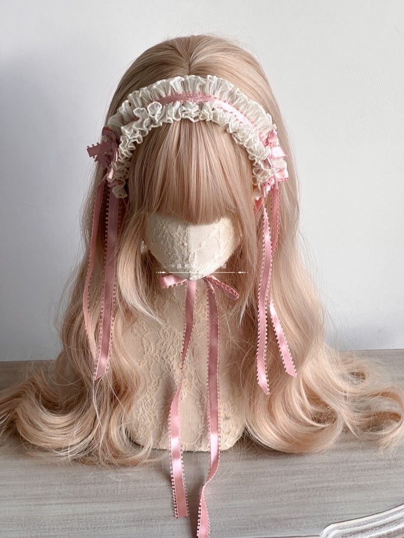 Multi-Color Lolita Handmade Ballet Lace Doll Headband