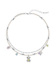 Cute Beaded Star Bear Necklace