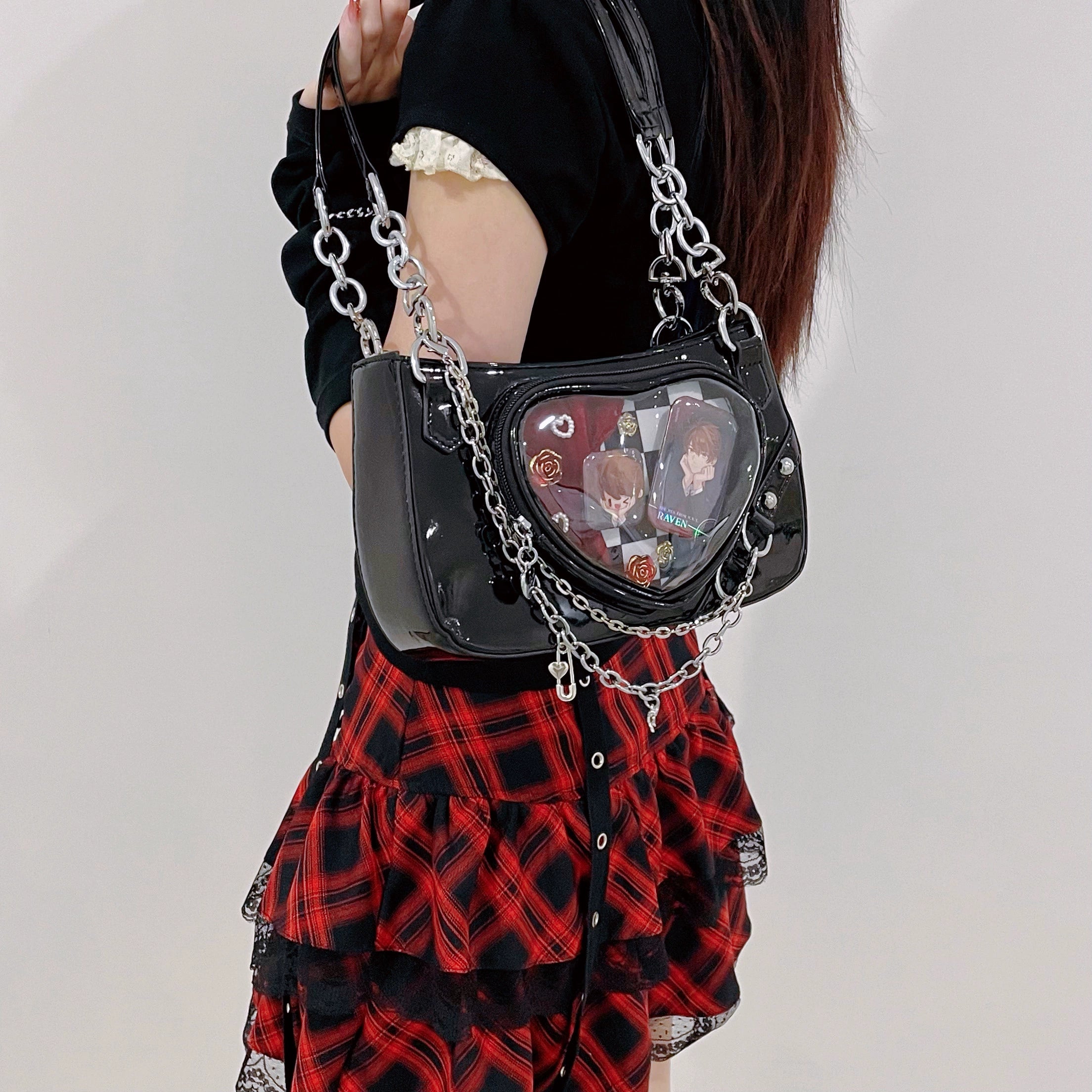 Seraphim Love Subculture Y2K Hot Girl Sweet Cool Wind Armpit Small Bag