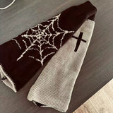 Spider Web Cross Flare Leg Covers