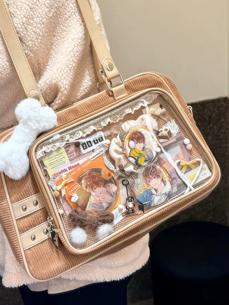 DRDR Kawaii Large-Capacity One-Shoulder Ita Crossbody Bag