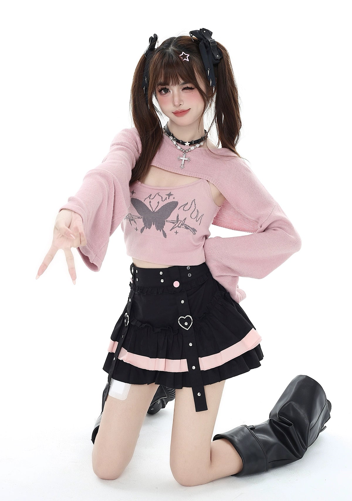 Crazygirl Kawaii Japanese Cute Versatile Short Skirt