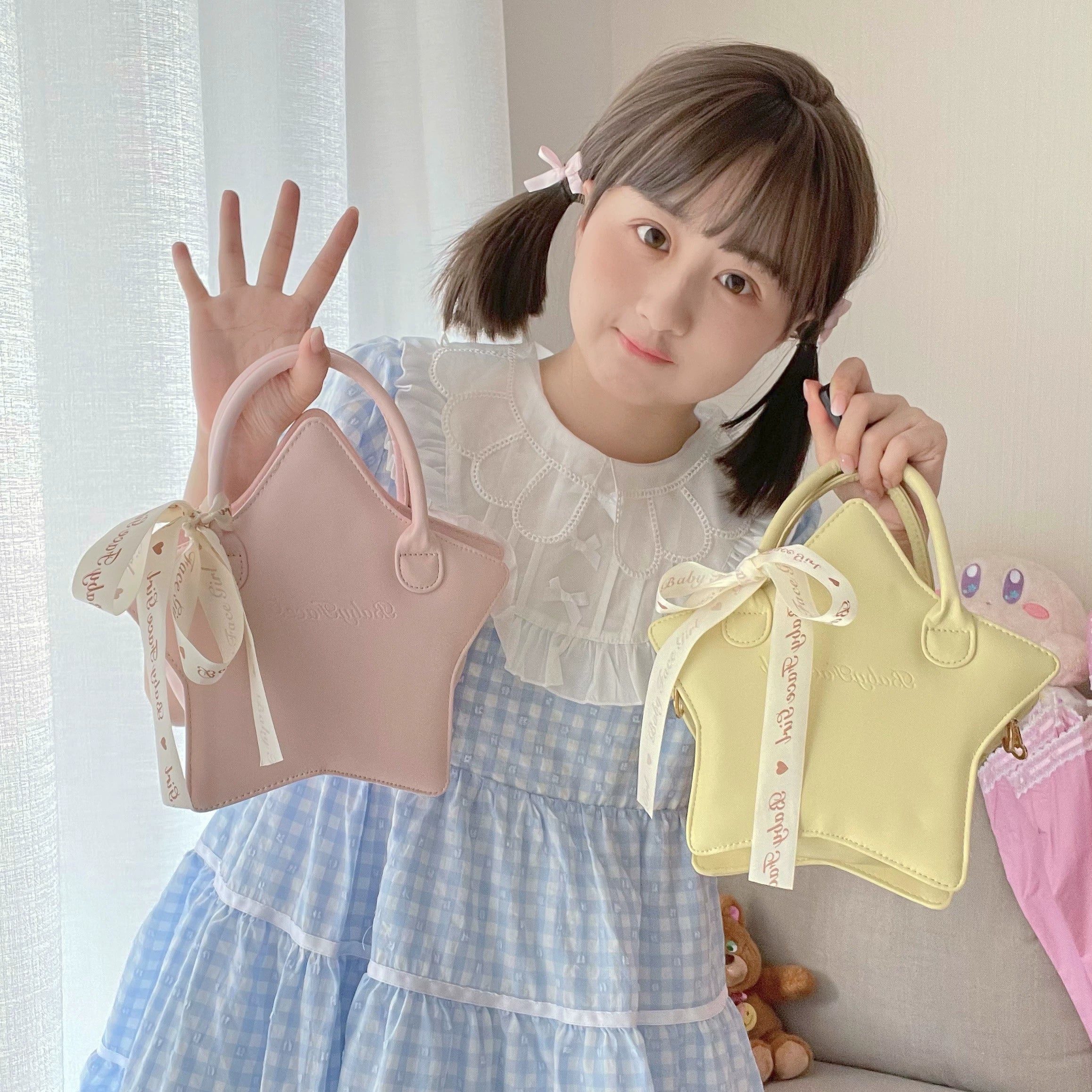 BabyFaceGirl Kawaii Little Star Handbag JK Uniform Lolita Bag