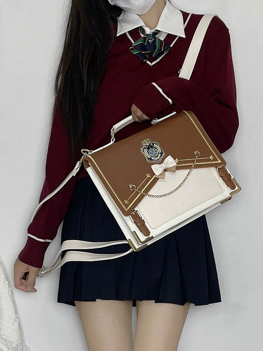 DRDR Lolita Kawaii School Messenger Bag Postman Style Shoulder Bag