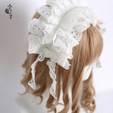 Girl Lolita French Elegant Handmade Lace Headband