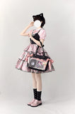 Seraphim Kawaii Lolita Mousse Tote Large Capacity Ribbon Ita Shoulder Bag