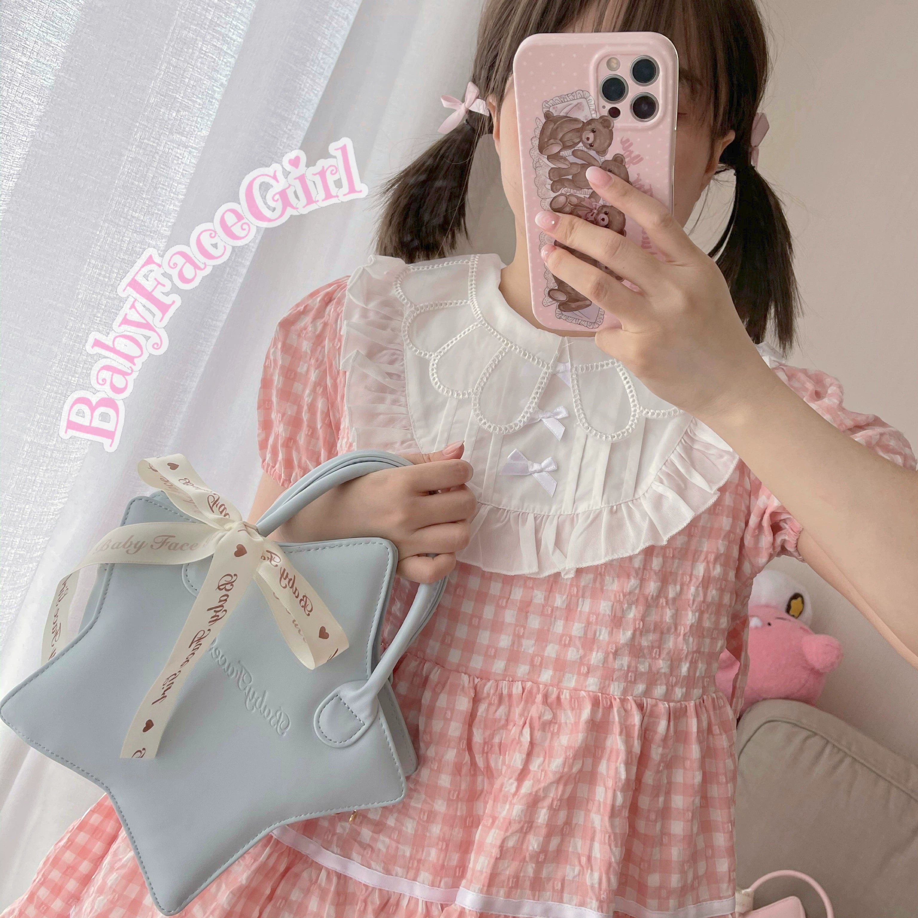 BabyFaceGirl Kawaii Little Star Handbag JK Uniform Lolita Bag