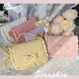 Seraphim Kawaii Heart Lolita Lingerie Bag Chain Shoulder Armpit Bag Japanese Style