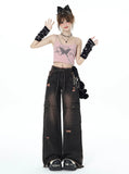 CrazyGirl Kawaii Pure Lust Two-Piece Knitted Top Long Sleeves