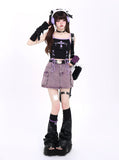 Crazygirl Kawaii Goth Hottie Strap Tank Top Camisole