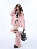 Crazygirl Kawaii Broken Butterfly Hoodie Jacket