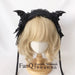 Black headband + Black bow wing hairpin