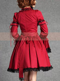 Historical Lace Garden Lolita Medieval Dress - Black & White