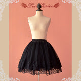 Historical Lace Garden Lolita Kawaii Skirt Dark Gothic Style All-Match Skirt