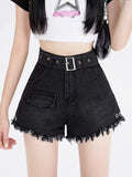 Denim Shorts & Leg Cover Set